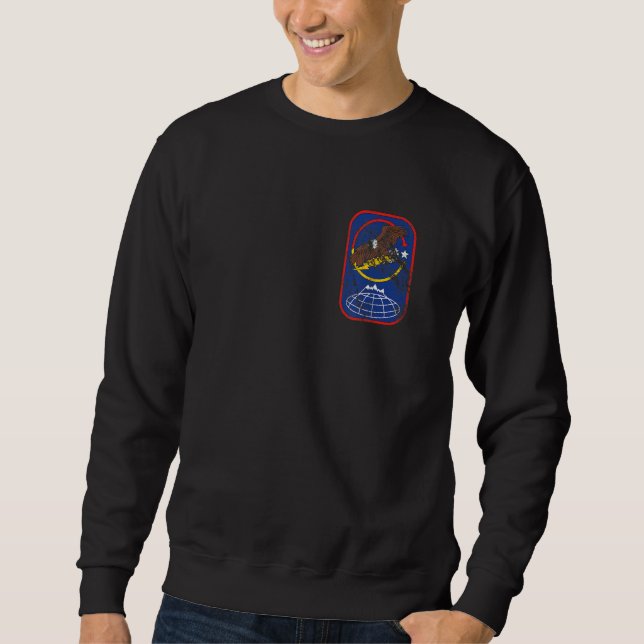 100th Missile Defense Brigade Patch  100th MDB Vin Sweatshirt (Front)