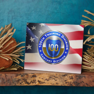100th Training Division  Plaque