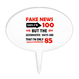 100th year old birthday gifts cake topper