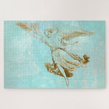 1014 Pieces | Difficult Puzzle | Vintage Angel by paesaggi at Zazzle