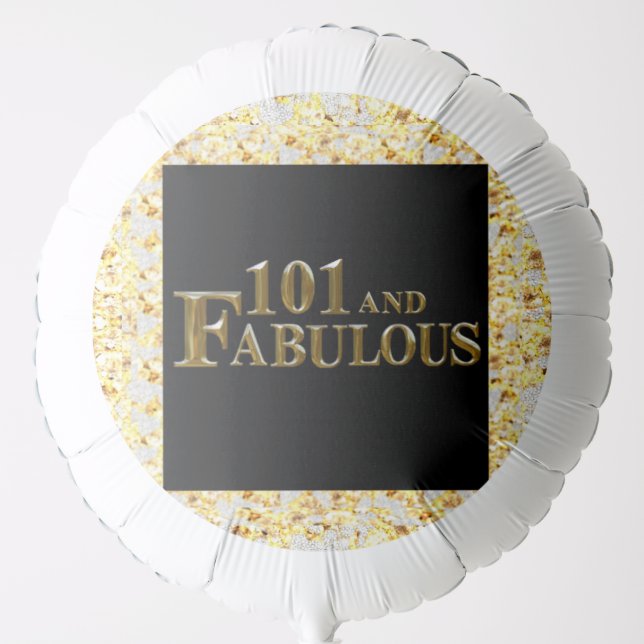 101 Birthday  Balloon (Front)
