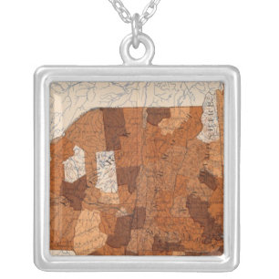 101 Consumption NY, NJ, New England Silver Plated Necklace