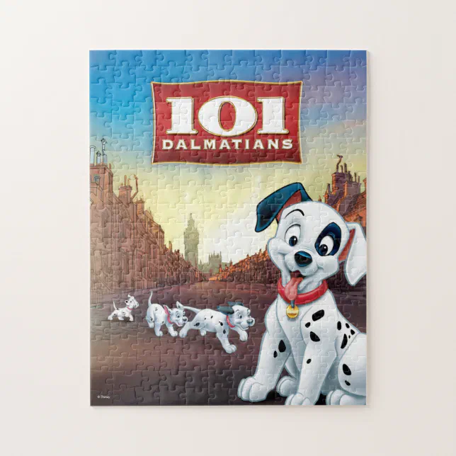 101 Dalmatian Movie Poster Jigsaw Puzzle | Zazzle