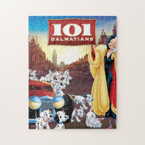 101 Dalmatian Movie Poster Jigsaw Puzzle