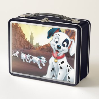 101 Dalmatian Patches Wagging His Tail Metal Lunch Box by OtherDisneyBrands at Zazzle