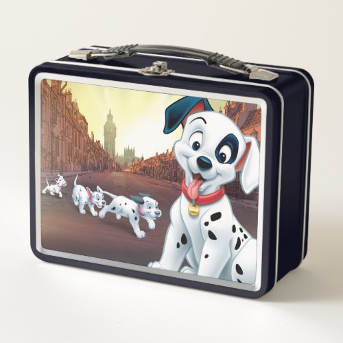 101 Dalmatian Patches Wagging his Tail Metal Lunch Box