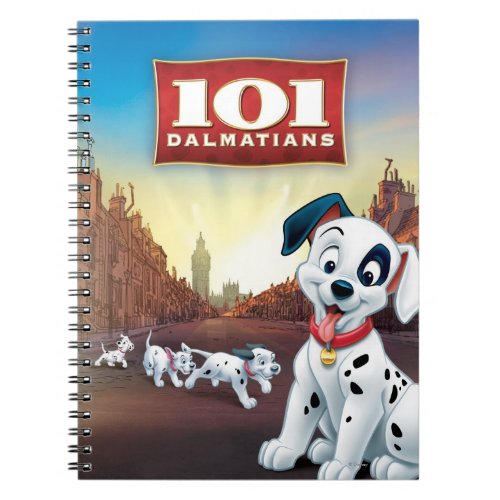 101 Dalmatian Patches Wagging his Tail Notebook