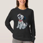101 Dalmatian Patches Wagging His Tail T-shirt at Zazzle