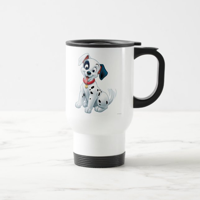 101 Dalmatian Patches Wagging his Tail Travel Mug (Right)