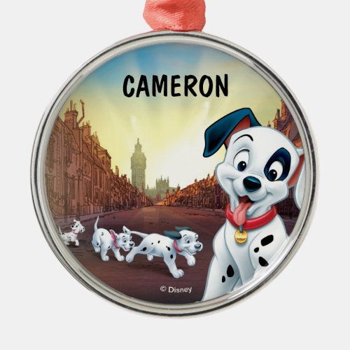 101 Dalmatians Metal Ornament