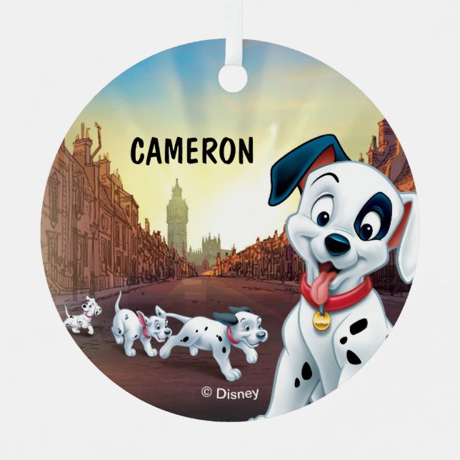 101 Dalmatians Metal Ornament (Front)