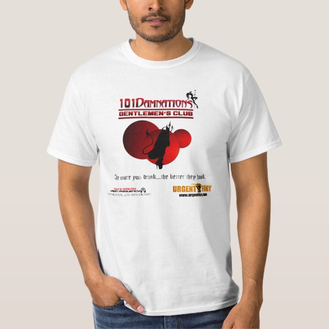 101 Damnations Gentlemen's Club - Customizable T-Shirt (Front)
