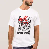 101 Days of School Dalmatian Dog 100 Days Smarter T-Shirt