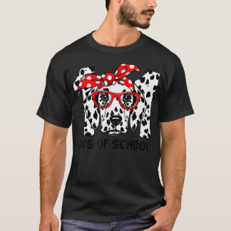 101 Days Smarter Dalmatian Dog School Teachers Stu T-Shirt