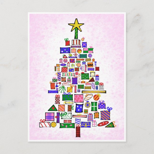 101 Gifts Holiday Postcard (Front)