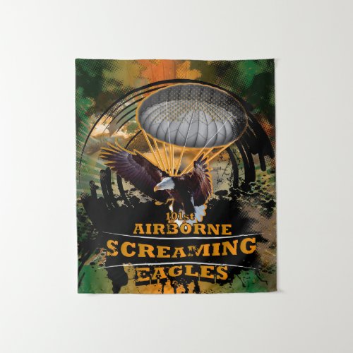 101 Screaming Eagles Tapestry