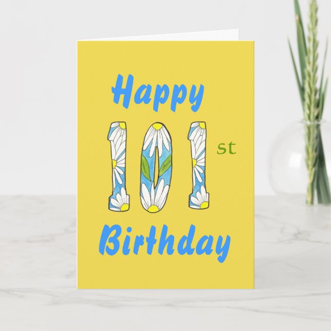 101 st Birthday Card (Front)
