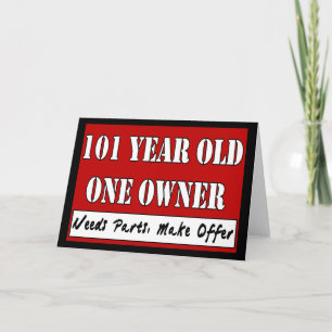 101 Year Old One Owner - Needs Parts, Make Offer Card