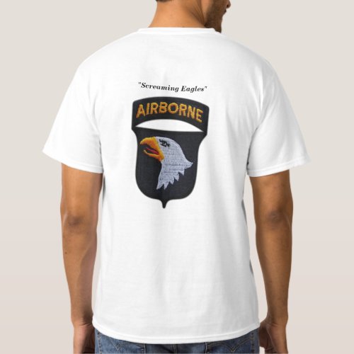 101st ABN airborne division patch screaming eagles T_Shirt