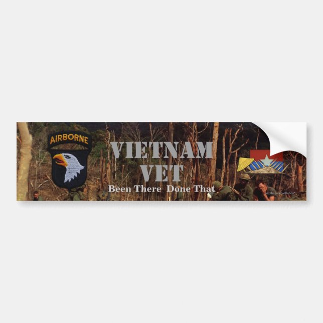 101st ABN airborne division screaming eagles Bumper Sticker (Front)