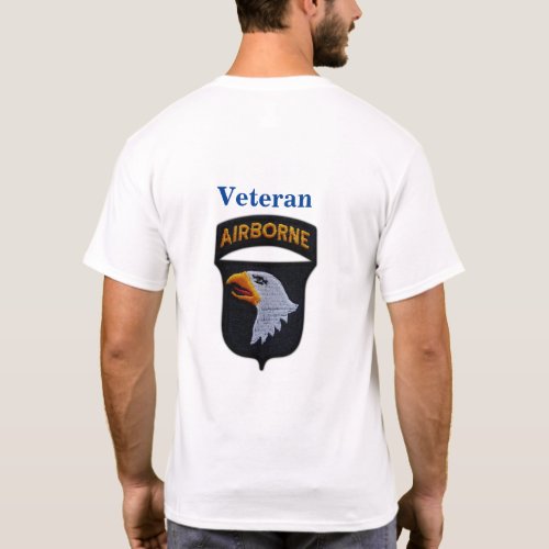 101st ABN Airborne Division Screaming Eagles Vets  T_Shirt