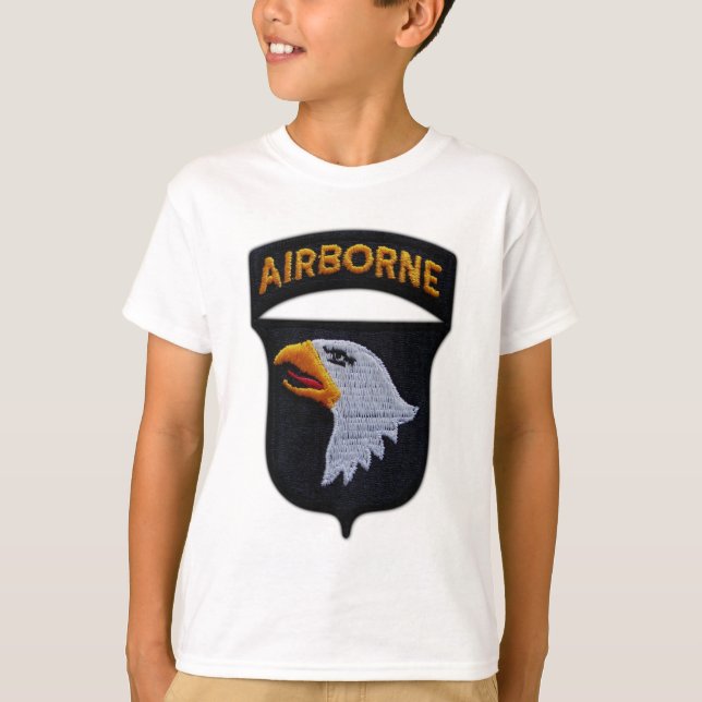 101st ABN Airborne Division Screaming Eagles Vets T-Shirt (Front)