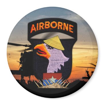 101st ABN Airborne Screaming Eagles Vietnam War Magnet 101st ABN Airborne Screaming Eagles Vietnam War Magnet
