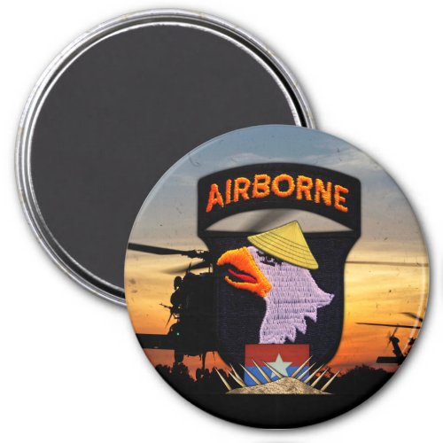 101st ABN Airborne Screaming Eagles Vietnam War Magnet