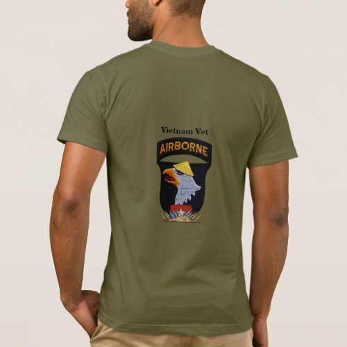 101st ABN Airborne Screaming Eagles Vietnam war T_Shirt