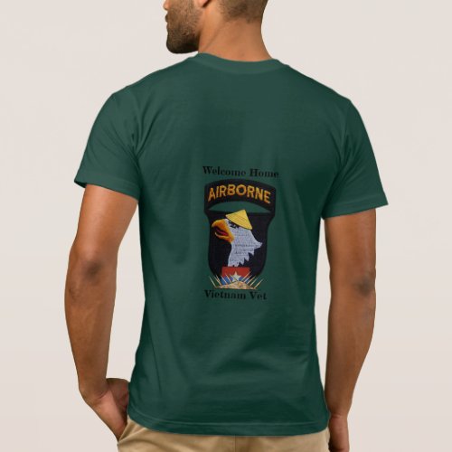 101st ABN Airborne Screaming Eagles Vietnam war T_Shirt