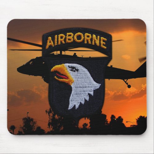101st ABN DIV Airborne Division Screaming Eagles Mouse Pad