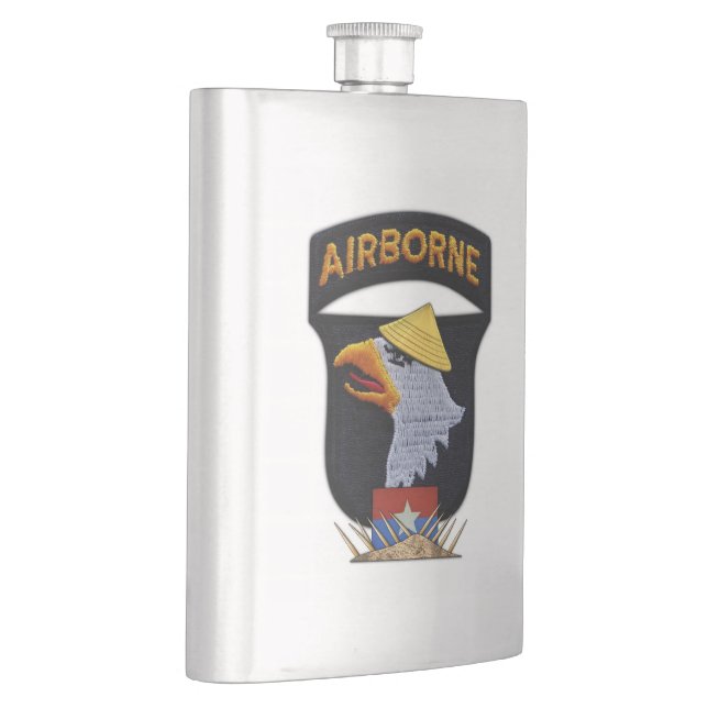 101st ABN Screaming Eagles Vietnam War Vets LURPS Flask (Right)