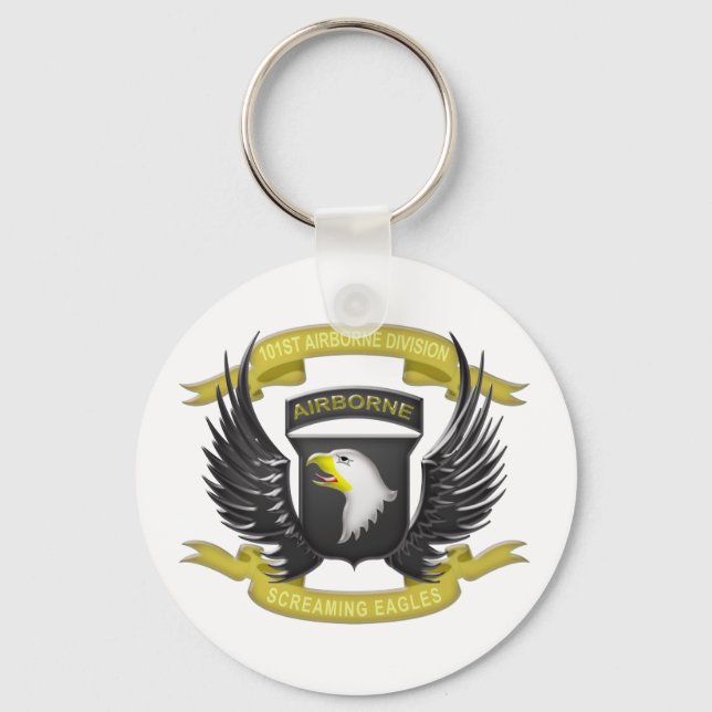 101st Airborne 3D Keychain (Front)