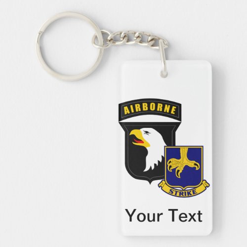 101st Airborne 502nd Infantry Keychain