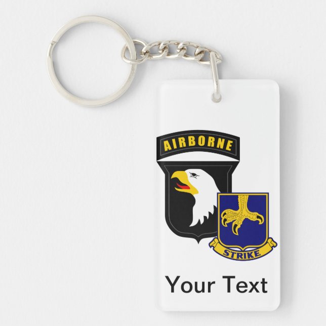 101st Airborne 502nd Infantry Keychain (Front)