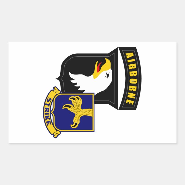 101st Airborne 502nd Infantry Rectangular Sticker (Front)