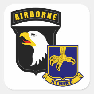 101st Airborne 502nd Infantry Square Sticker