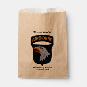 101st Airborne ABN Screaming Eagles LRRPS Veterans Favor Bag