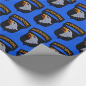 101st Airborne ABN Screaming Eagles Veterans Vets Wrapping Paper (Corner)