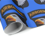 101st Airborne ABN Screaming Eagles Veterans Vets Wrapping Paper (Roll Corner)