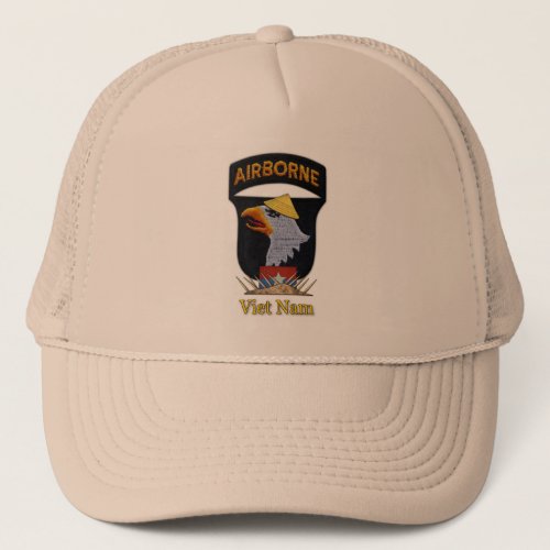 101st airborne ABN Vietnam Nam War LRRPS Vets Trucker Hat