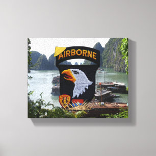 101st airborne ABN vietnam war veterans vets Canvas Print
