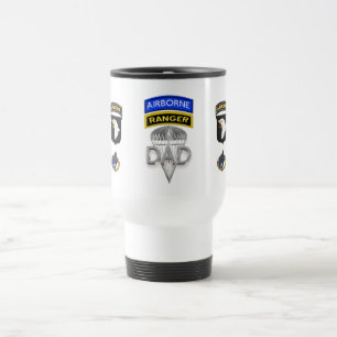 101st Airborne Airborne Ranger Dad Travel Mug