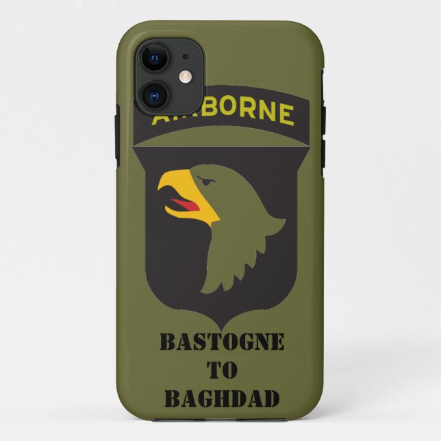 101ST AIRBORNE - BASTOGNE TO BAGHDAD Case-Mate iPhone CASE (Back)
