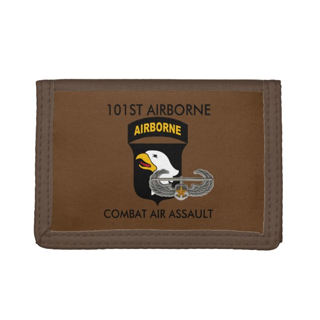 101ST AIRBORNE COMBAT AIR ASSAULT WALLET (Front)