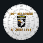 101st Airborne D-Day Normandy Dart Board<br><div class="desc">101st Airborne D-Day Normandy landings</div>