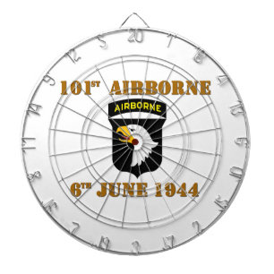 101st Airborne D-Day Normandy Dart Board