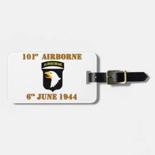 101st Airborne D-Day Normandy Luggage Tag