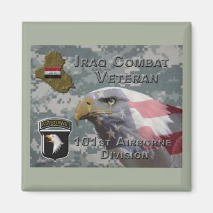 101st Airborne Div Iraq Combat Veteran Magnet