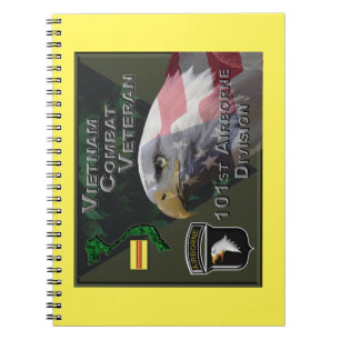 101st Airborne Div Vietnam Combat Veteran Notebook